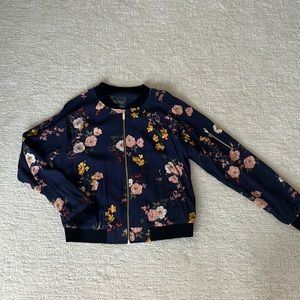 Sanctuary Floral Bomber Jacket Size L